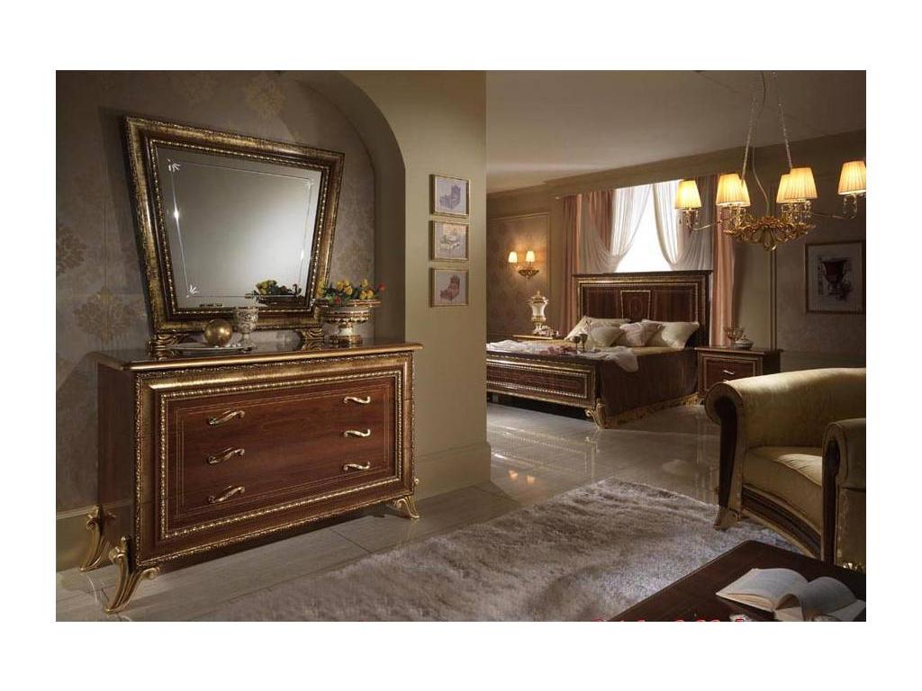 зеркало настенное Arredo Classic Giotto для комода (орех)