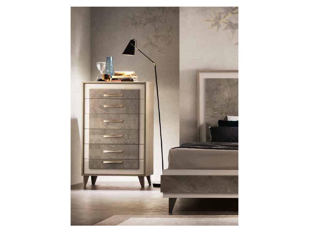 комод высокий Arredo Classic Ambra  (вяз светлый)