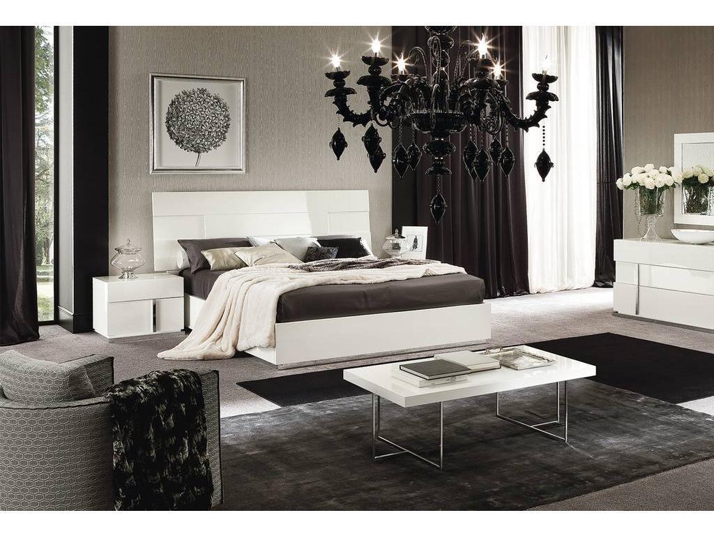 кровать двуспальная ALF Canova 180х200 (bianco lucido)