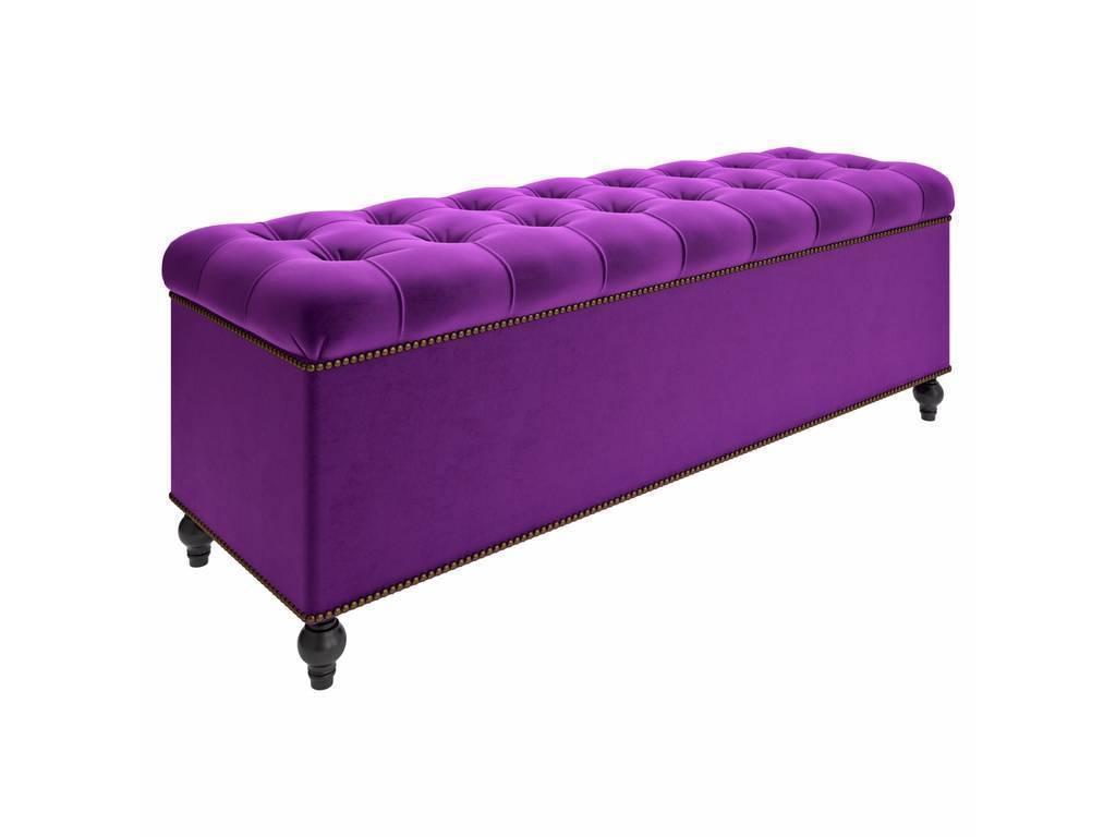 сундук LAtelier Du Meuble Canapes открывающийся (фиолетовый)