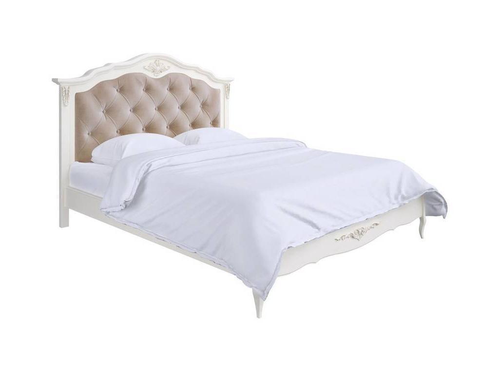 кровать двуспальная LAtelier Du Meuble Romantic 160х200 (слоновая кость)