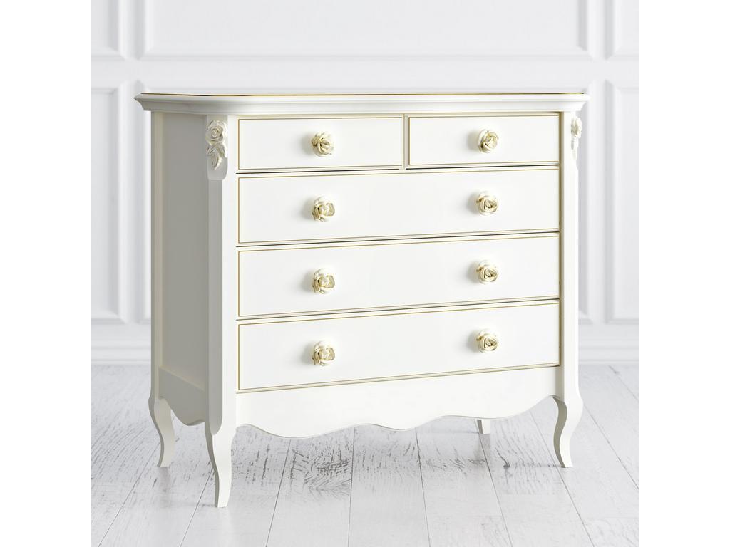 комод LAtelier Du Meuble Golden Rose  (слоновая кость с золотой патиной)
