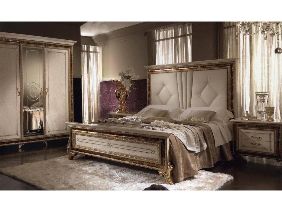 кровать двуспальная Arredo Classic Раффаэлло 180/200х200 (слоновая кость)