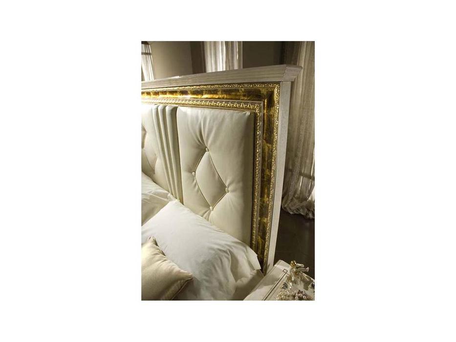 кровать двуспальная Arredo Classic Раффаэлло 180/200х200 (слоновая кость)