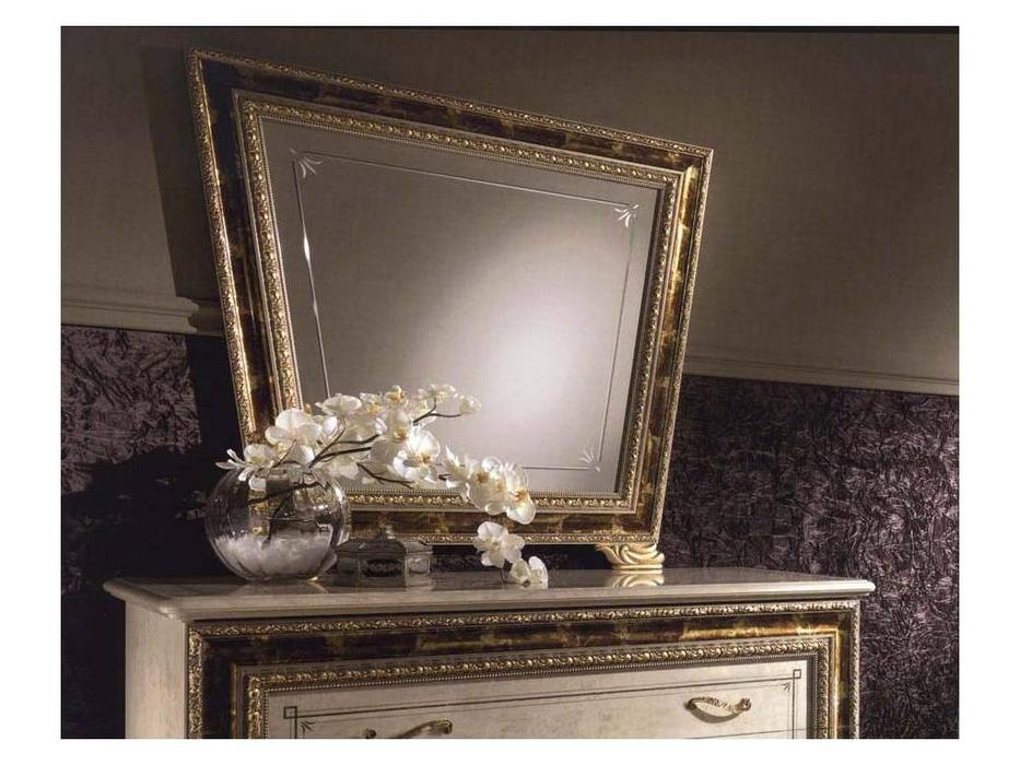 зеркало настенное Arredo Classic Раффаэлло к комоду 3 ящика (слоновая кость)