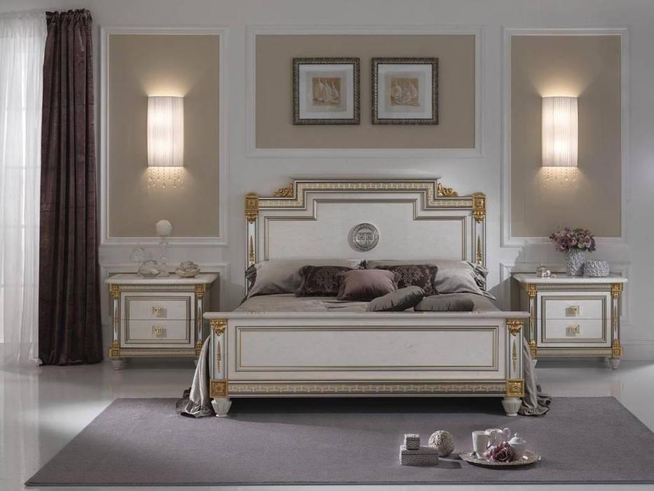 кровать двуспальная Arredo Classic Либерти 160х190 /200 (слоновая кость)