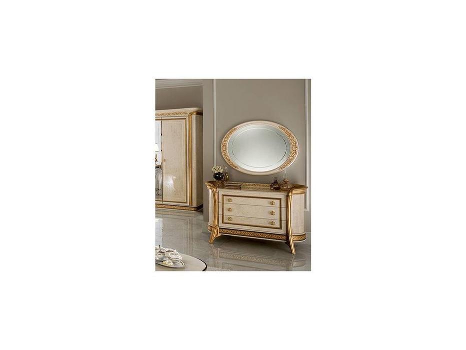 зеркало настенное Arredo Classic Melodia для комода (бежевый, золото)