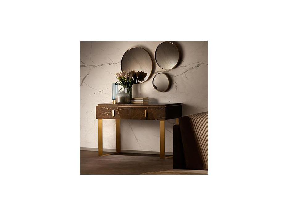 зеркало навесное Arredo Classic Essenza круглое диам.60 см (коричневый)