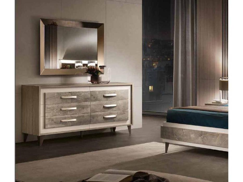 комод Arredo Classic Ambra 6 ящ. (вяз светлый)