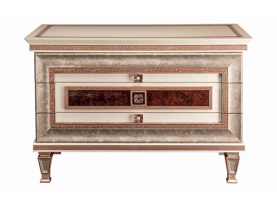 комод Arredo Classic Dolce Vita 3 ящика (крем, золото)