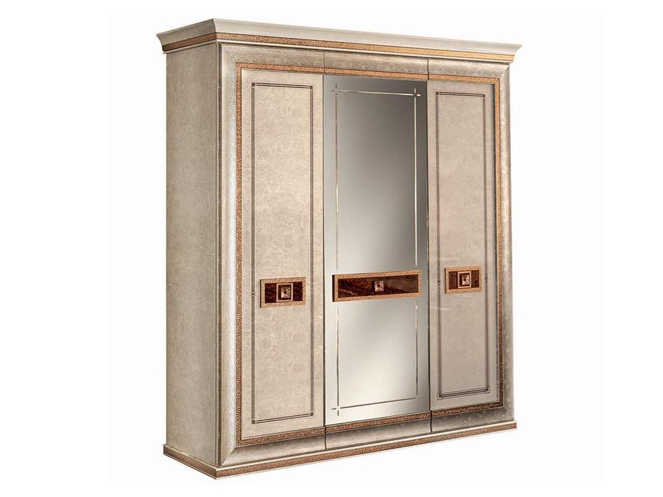 шкаф 3 дверный Arredo Classic Dolce Vita  (крем, золото)