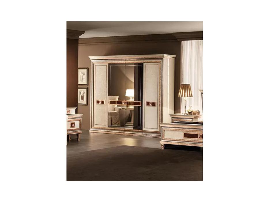 шкаф 4 дверный Arredo Classic Dolce Vita  (крем, золото)