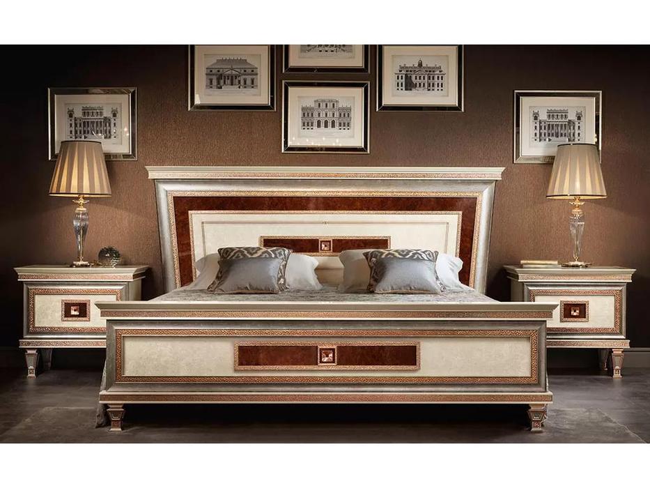 кровать двуспальная Arredo Classic Dolce Vita 160х200 (крем, золото)