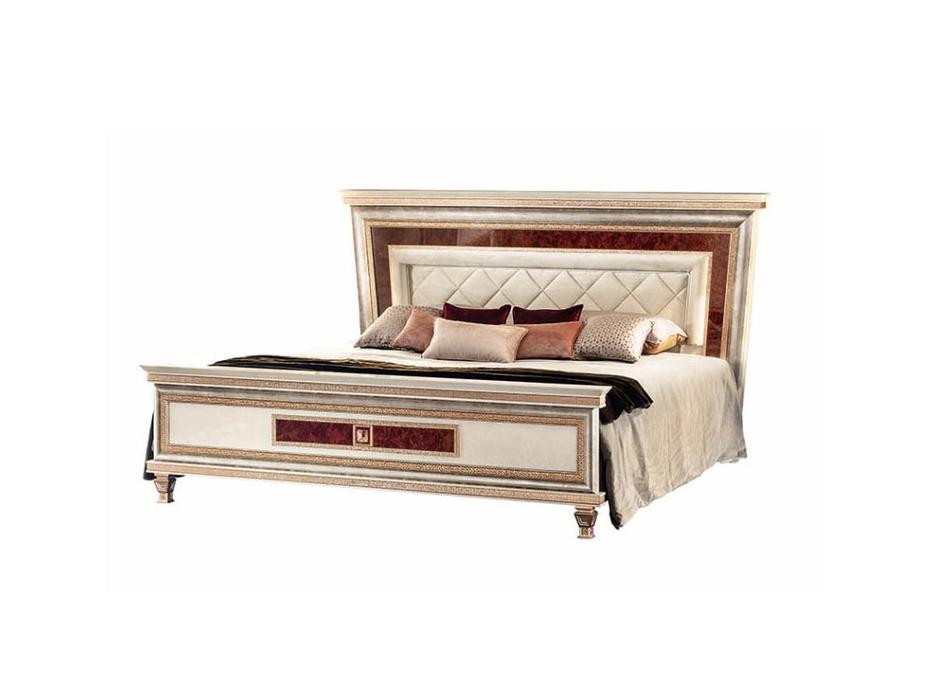 кровать двуспальная Arredo Classic Dolce Vita 160х200 (крем, золото)
