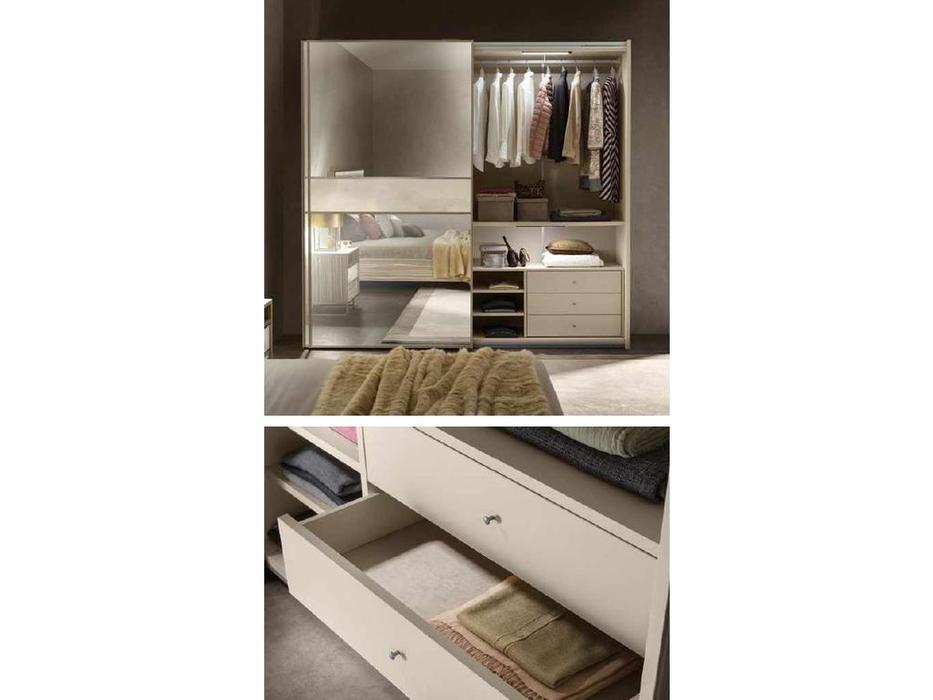 шкаф-купе Arredo Classic Luce 2 дверный зеркальный (светлый)
