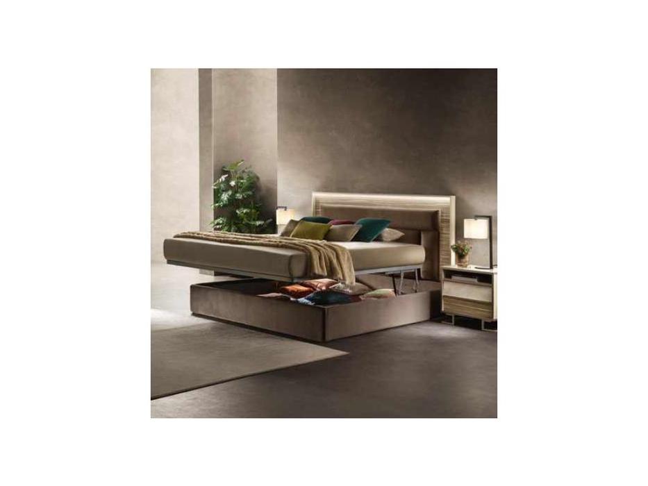 кровать двуспальная Arredo Classic Luce 160х200 с мягкой спинкой (светлый)