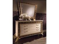 комод Arredo Classic Раффаэлло 3 ящика (слоновая кость, золото)