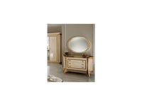 зеркало настенное Arredo Classic Melodia для комода (бежевый, золото)