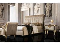 кровать двуспальная Arredo Classic Diamante 160х200 (слоновая кость)