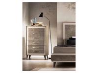 комод высокий Arredo Classic Ambra  (вяз светлый)