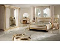 кровать двуспальная Arredo Classic Melodia 180*200 King (бежевый, золото)