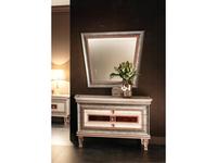 зеркало навесное Arredo Classic Dolce Vita к комоду (крем, золото)