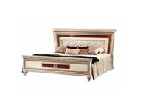 кровать двуспальная Arredo Classic Dolce Vita 200х200 (крем, золото)