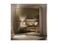 шкаф-купе Arredo Classic Luce купе 2 дверный зеркальный бронза (светлый)