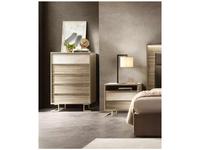 комод высокий Arredo Classic Luce высокий 5 ящиками (светлый)