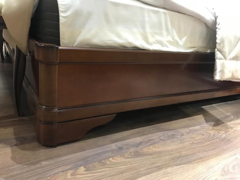 кровать двуспальная Liberty Сильвия 160х200 (орех милано)
