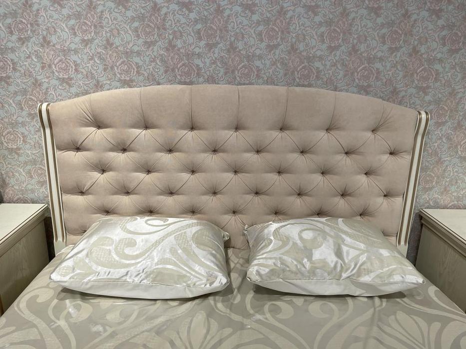 кровать двуспальная Liberty Сильвия 160х200 (белый ясень)