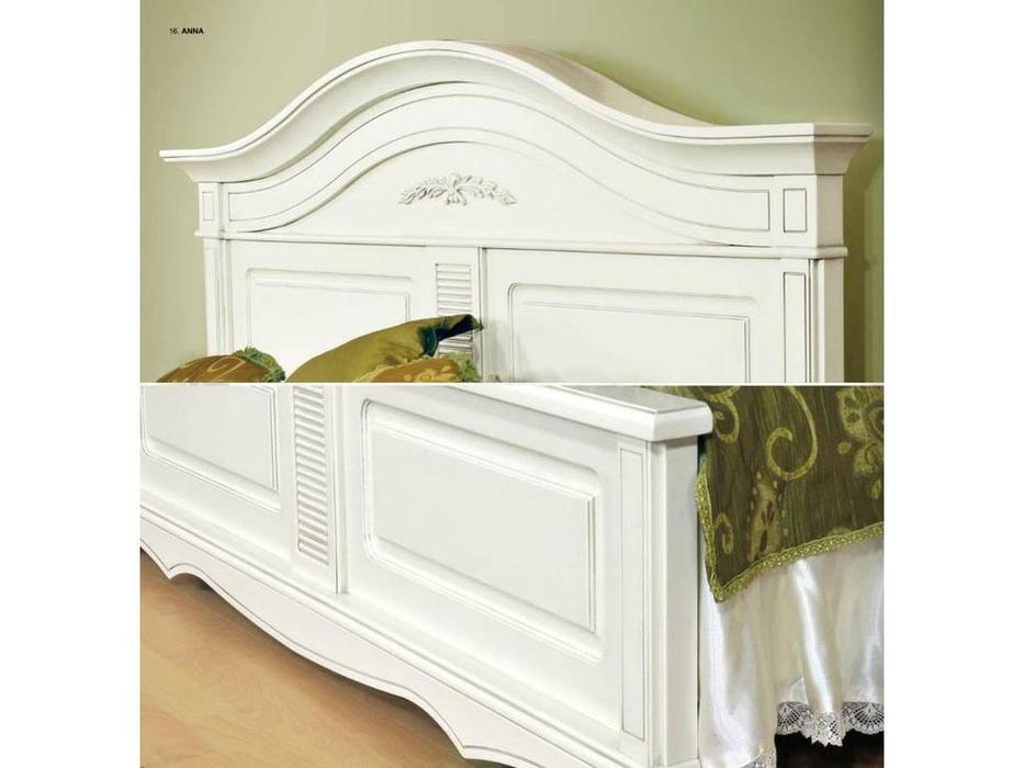 кровать двуспальная Mobex Анна 180х200 (крем)