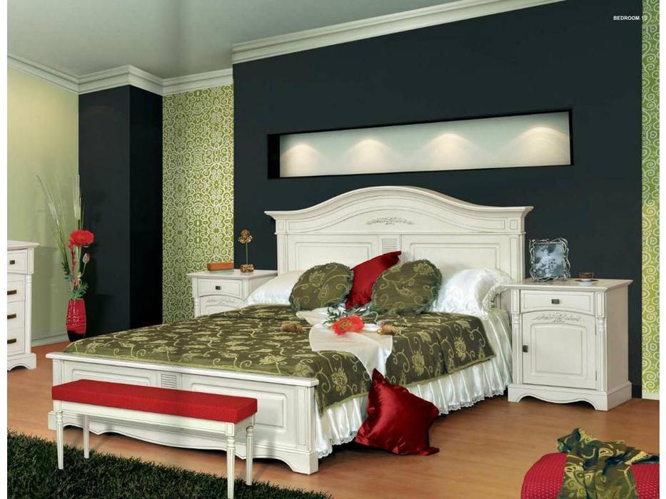 кровать двуспальная Mobex Анна 160х200 (крем)