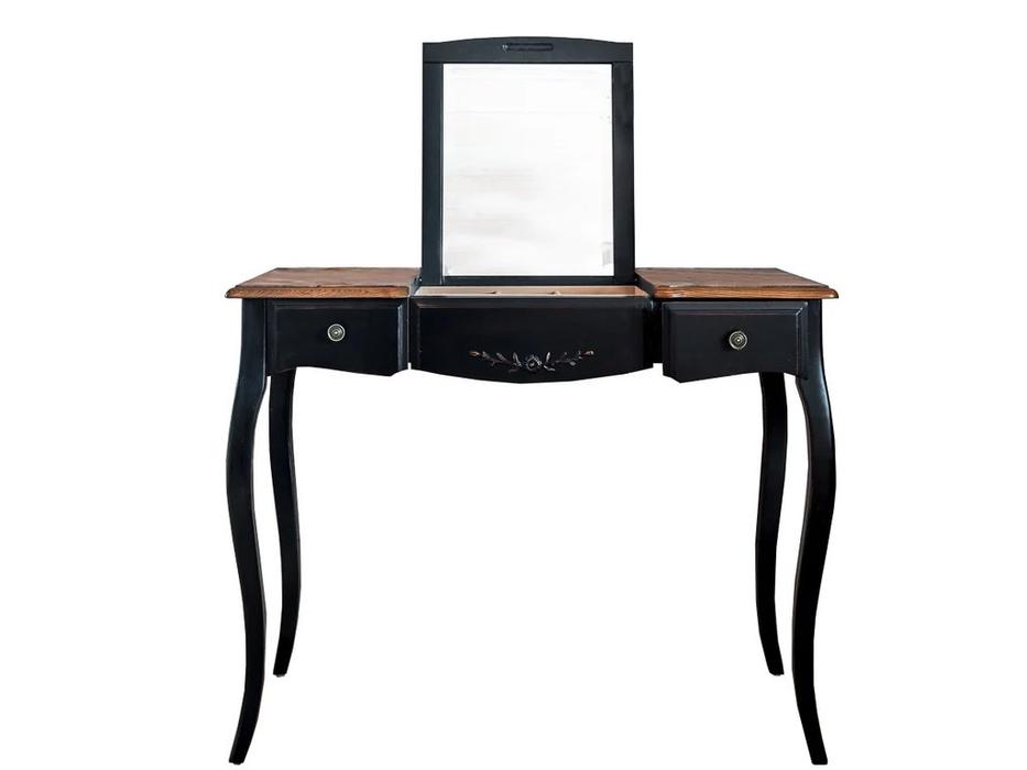 стол туалетный Mobilier de Maison Ancien Belveder с зеркалом (черный)