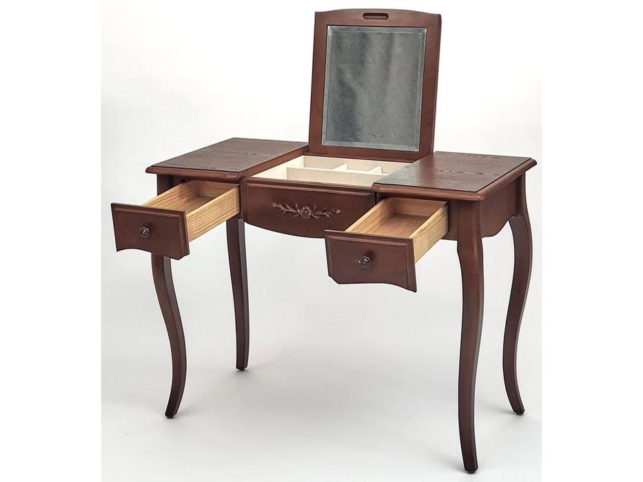 стол туалетный Mobilier de Maison Belveder с зеркалом (орех)