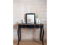 стол туалетный Mobilier de Maison Ancien Belveder с зеркалом (черный)