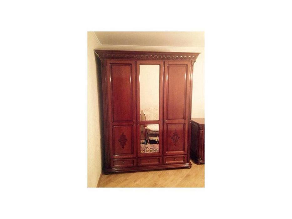 шкаф 3-х дверный Simex Венеция Люкс  (орех)