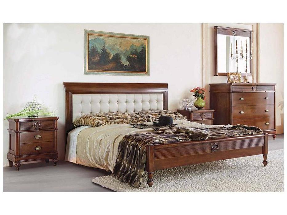 кровать двуспальная Monte Cristo Maria Silva 160х200 (noce chiaro)