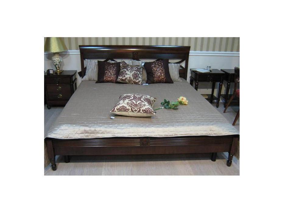 кровать двуспальная Monte Cristo Maria Silva 160х200 (noce scuro)