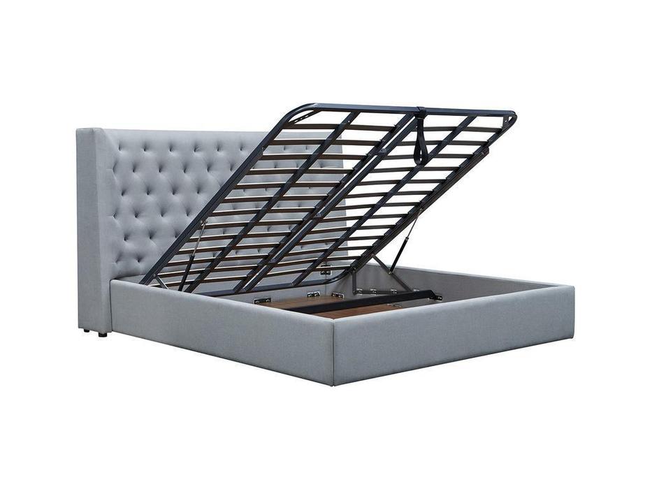 кровать двуспальная ESF GC1726 160х200 с подъемным механизмом (серый)