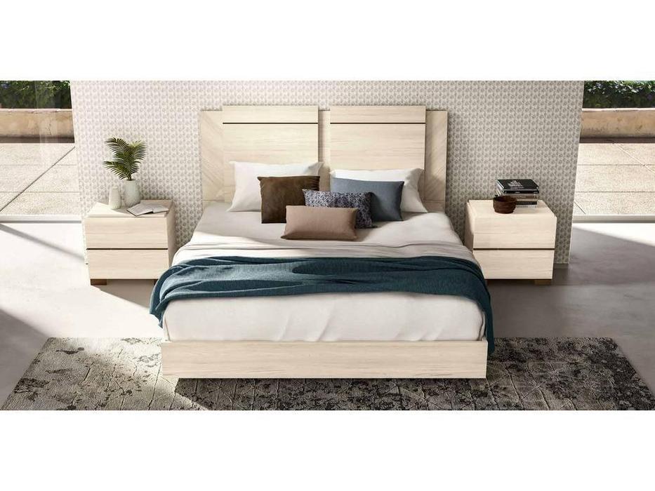 кровать двуспальная Status Perla 180х200 (беленый дуб)