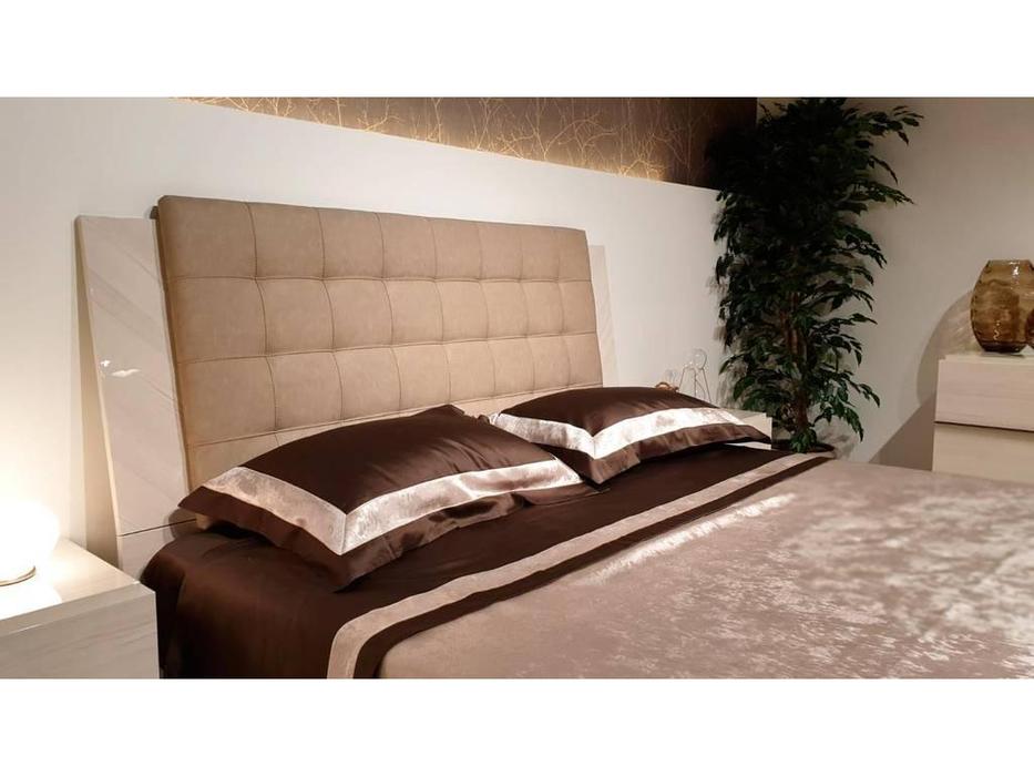 кровать двуспальная Status Perla 180х200 (беленый дуб)