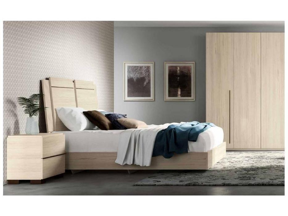кровать двуспальная Status Perla 180х200 (беленый дуб)