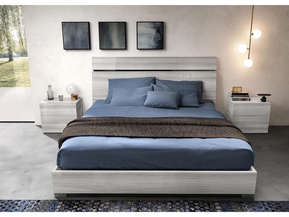 кровать двуспальная Status Mia 180х203 (silver grey)