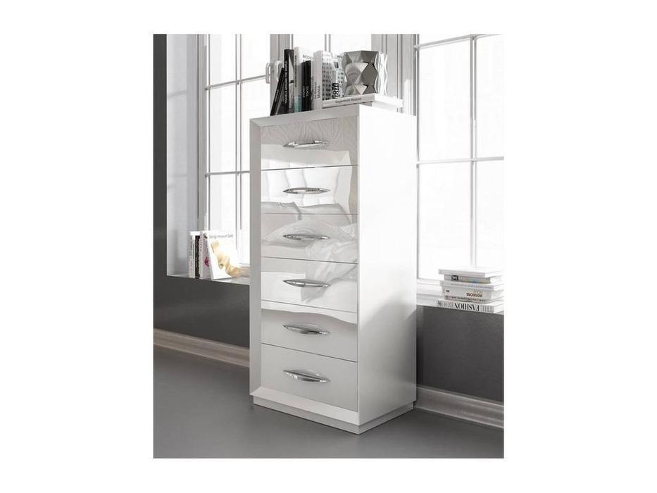 комод высокий Franco Furniture Carmen  (white)