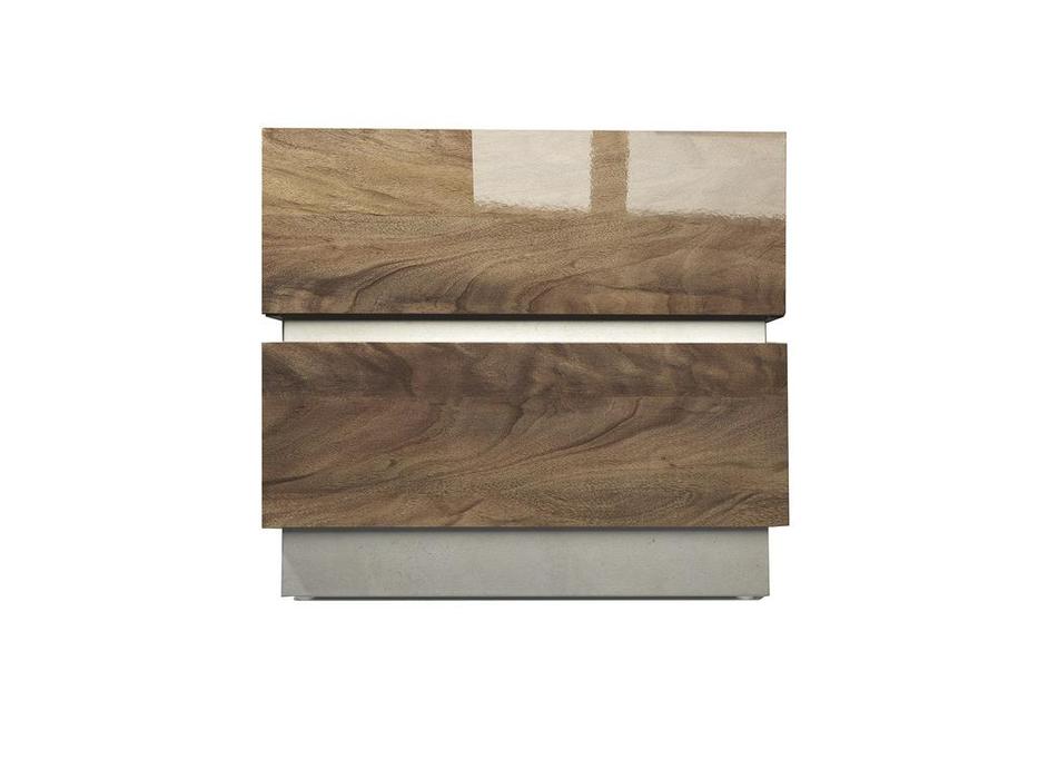 тумба прикроватная Dupen Walnut с ящиками (орех)