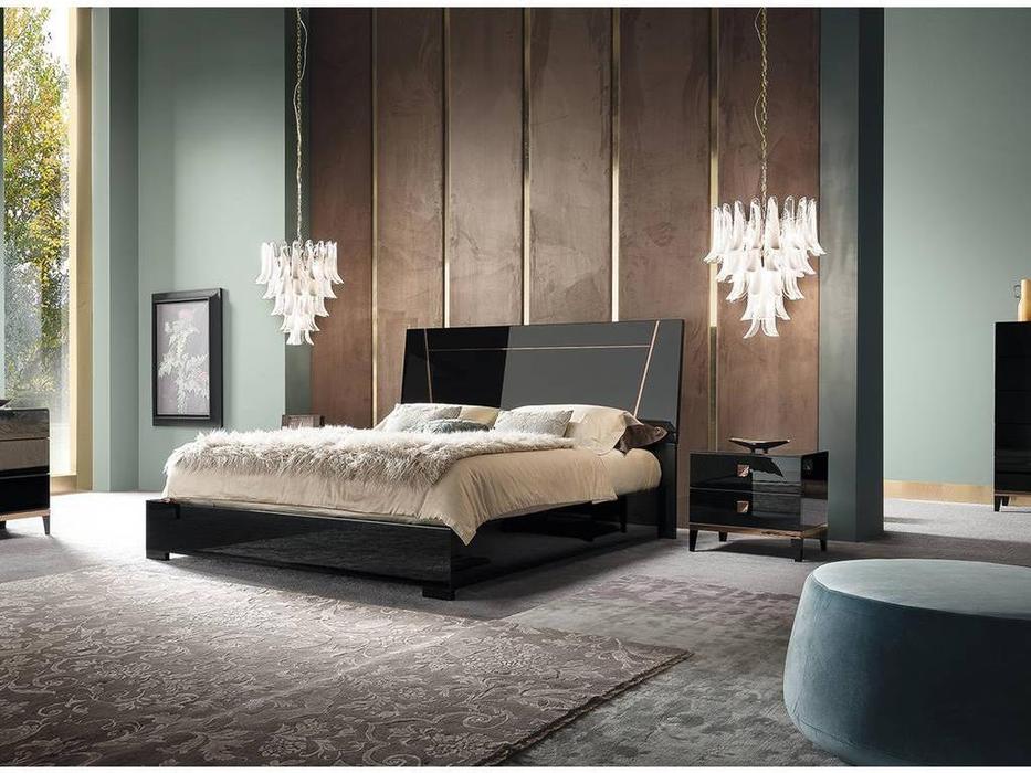 кровать двуспальная ALF Mont Noir 180,5х200,5 (черный)