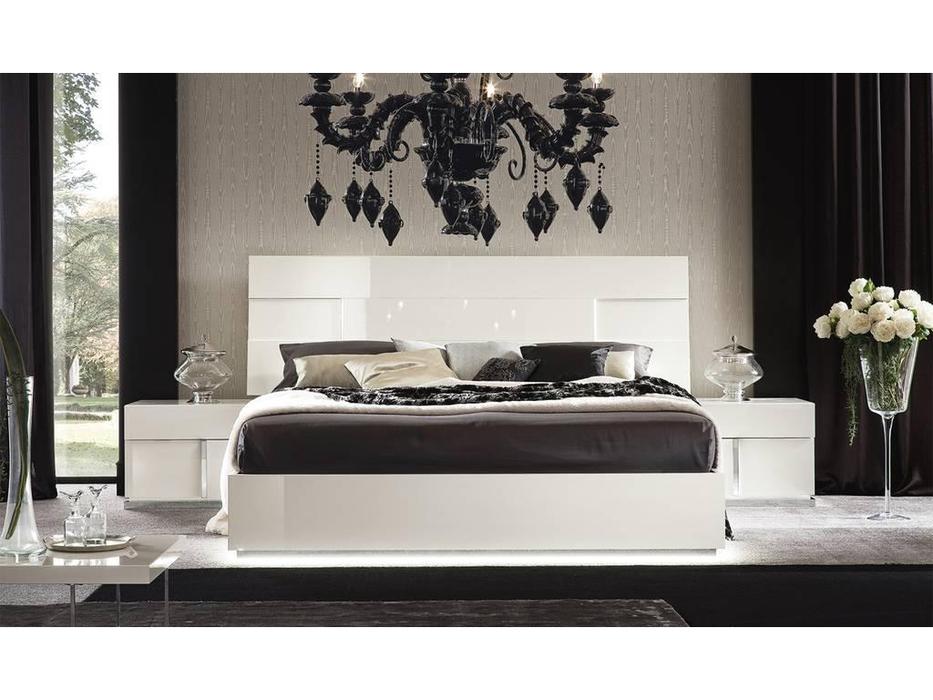 кровать двуспальная ALF Canova 160х200 (bianco lucido)