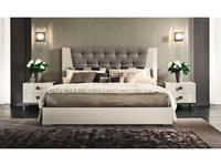 кровать двуспальная ALF Mont Blanc 160х200 с мягким изголовьем (крем)
