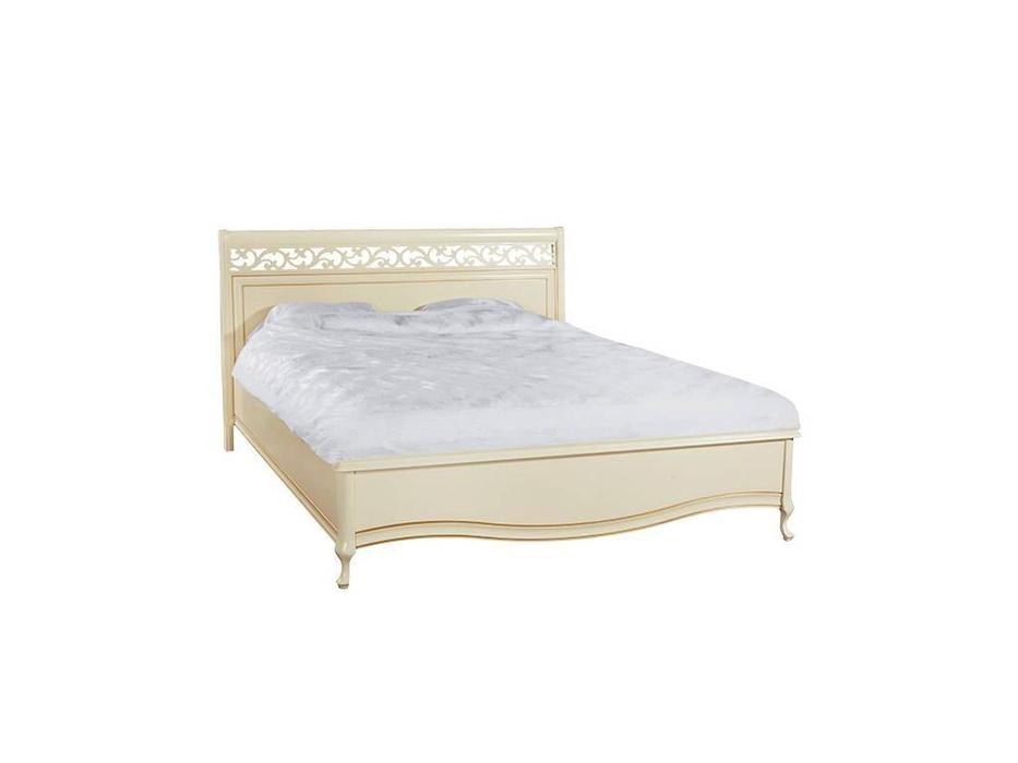 кровать двуспальная Taranko Verona 180х200 (крем, патина)